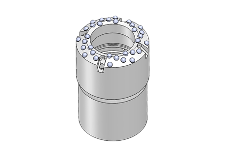 Dual wall Hemisphere bit