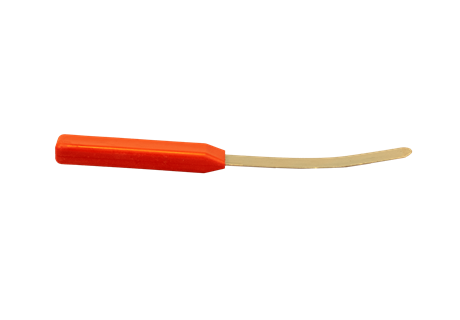 Bent spatula