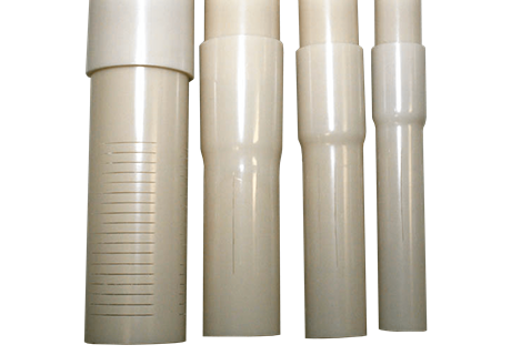 PVC pipe with connection mouth